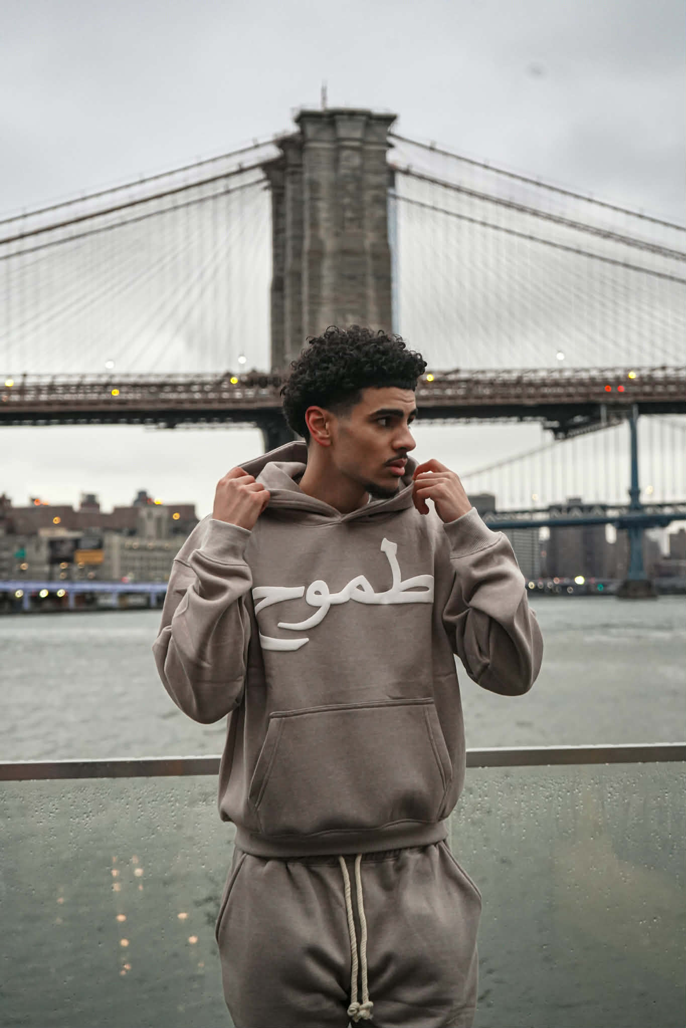 Ambition I طموح Grey Hoodie