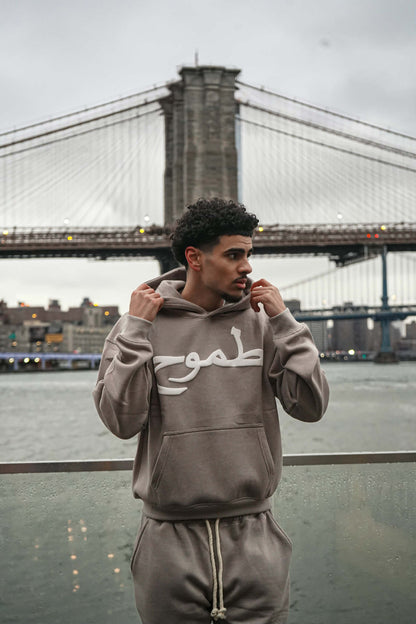 Ambition I طموح Grey Hoodie