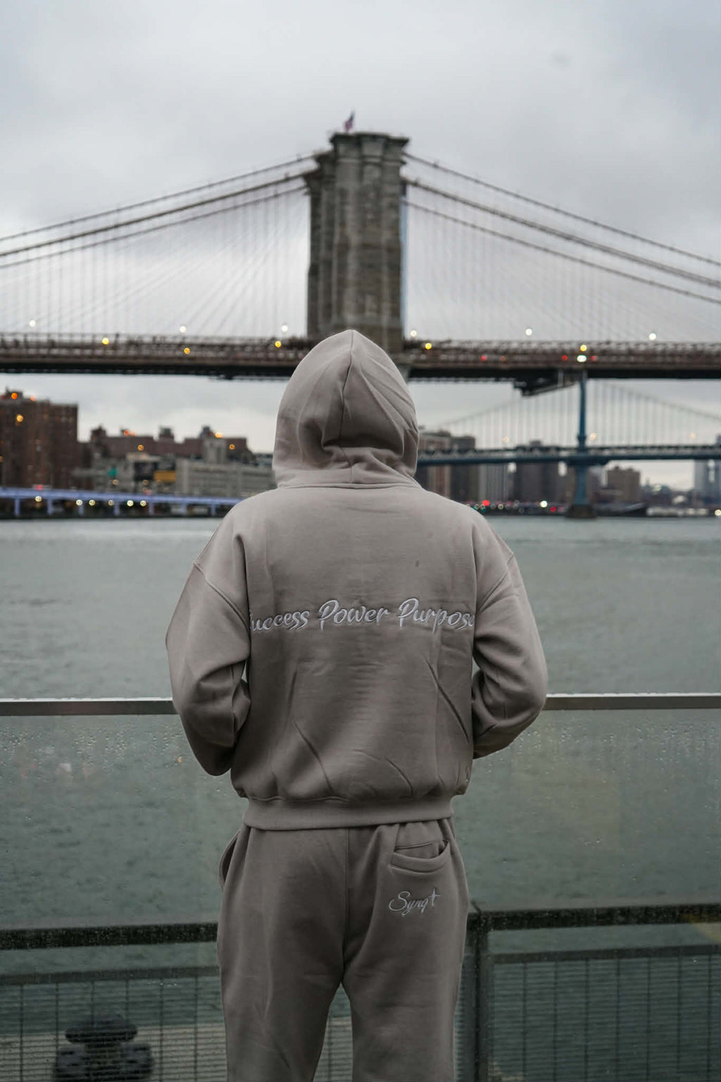 Ambition I طموح Grey Hoodie