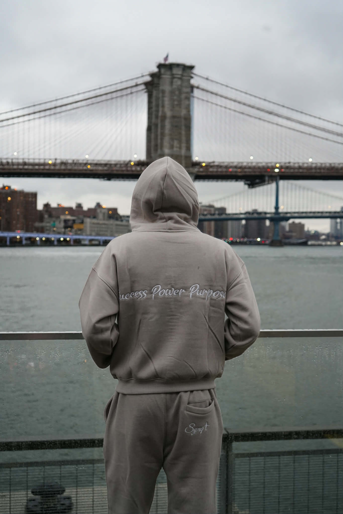 Ambition I طموح Grey Hoodie